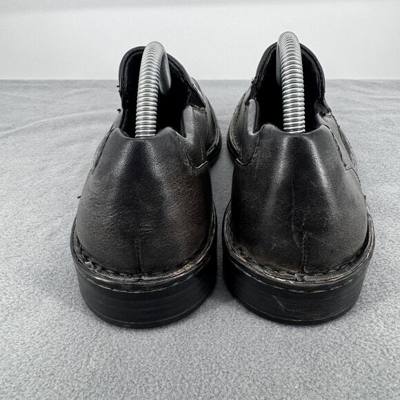 Born Omaha Distressed Black Brown Leather Slip On Loafers Men‎ 8.5 Casual main image 8